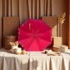 Red lace embroidered umbrella for both weather and rain, waterproof, sun-proof, lightweight and foldable, a special umbrella for women Application Scenario